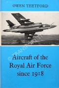 Book cover of Aircraft of the Royal Air Force by THETFORD, Owen 